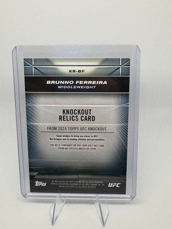 2024 Topps UFC Knockout - Bruno Ferreira Rookie Relic #KR-BF