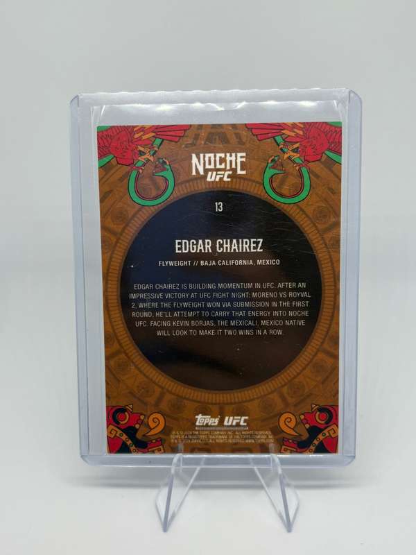 2024 Topps UFC Noche - Edgar Chairez 101/125 #13