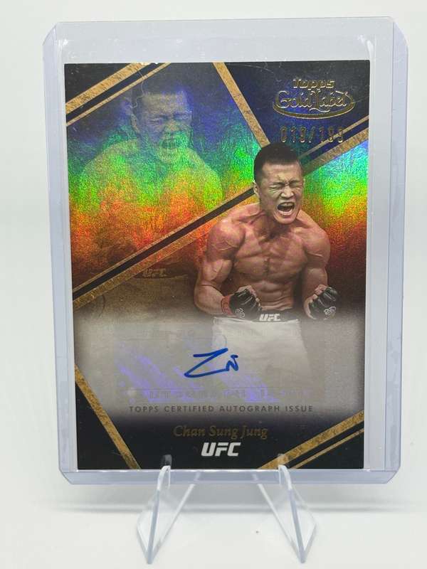 2024 Topps UFC Gold Label - Chan Sung Jung Auric Auto 19/199 #AUA-CSJ