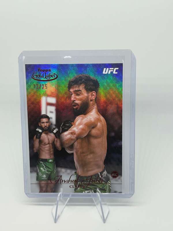 2024 Topps UFC Gold Label - Anshul Jubli Rookie Class 2 Red 13/25 #49
