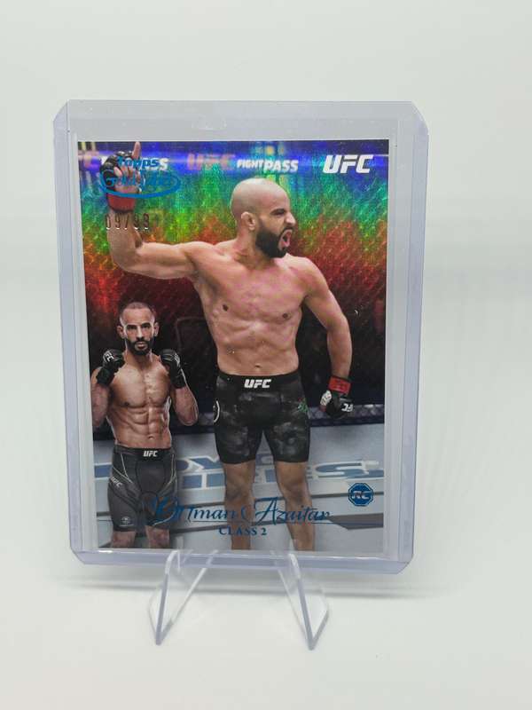 2024 Topps UFC Gold Label - Ottman Azaitar Rookie Blue 9/99 #97