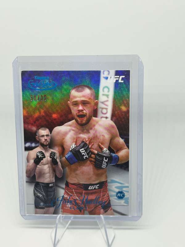 2024 Topps UFC Gold Label - Jake Hadley Rookie Blue 9/99 #54