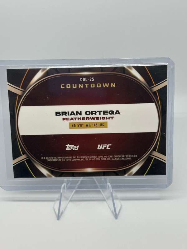 2024 Topps Chrome UFC - Brian Ortega Countdown SP #COU-25