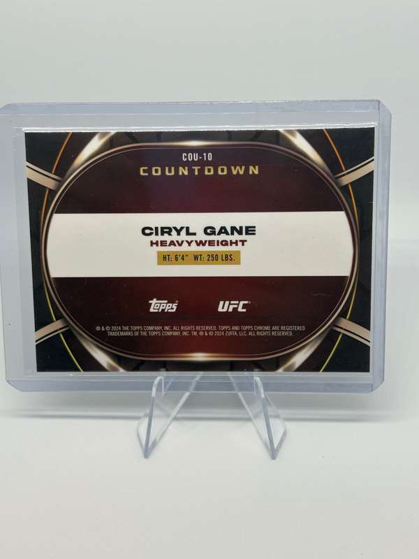 2024 Topps Chrome UFC - Ciryl Gane Countdown SP #COU-10