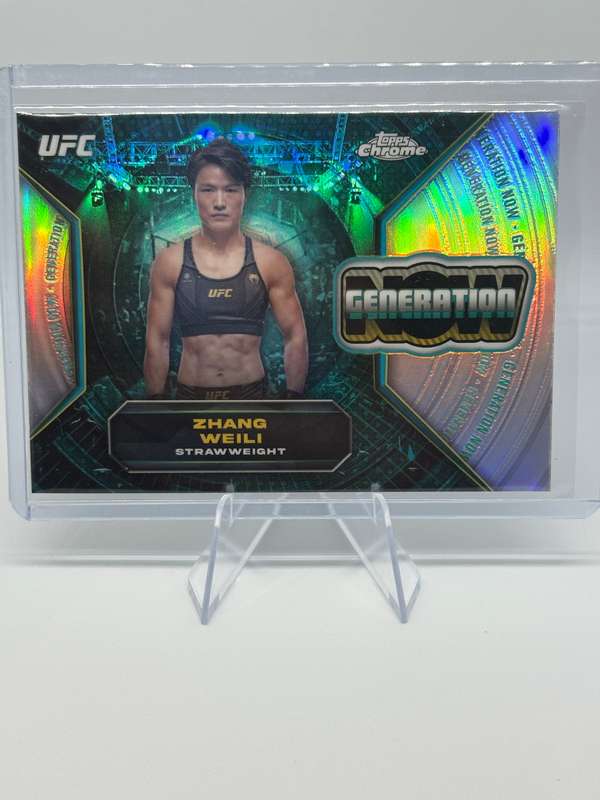 2024 Topps Chrome UFC - Zhang Weili Generation Now SSP #GNW-18