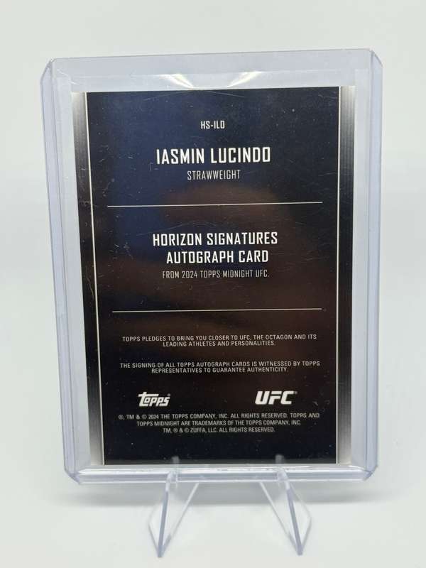 2024 Topps UFC Midnight - Horizon Signatures Auto Iasmin Lucindo #HS-ILO 83/99