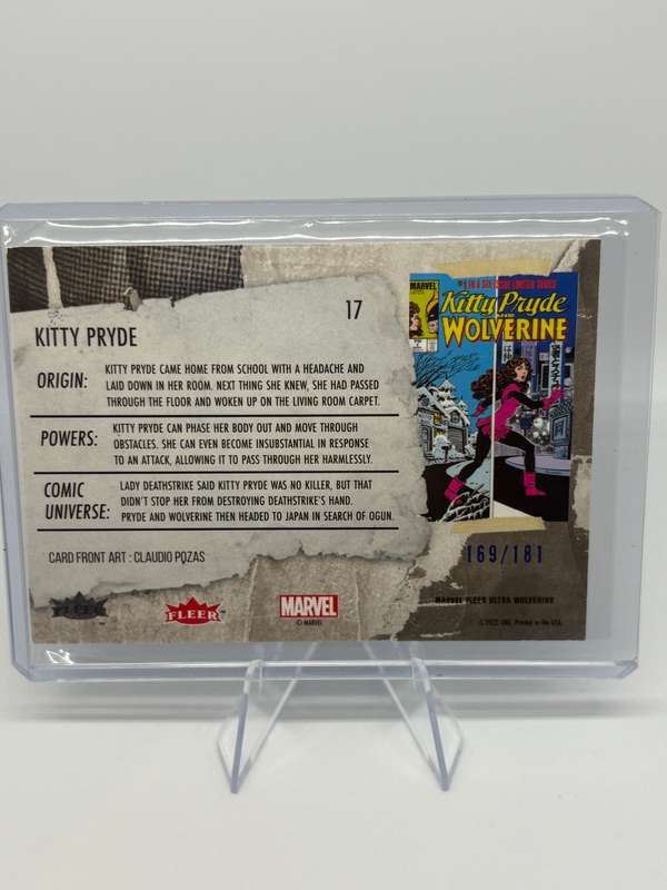 2023 Marvel Fleer Ultra Wolverine - Kitty Pride 169/181 #17