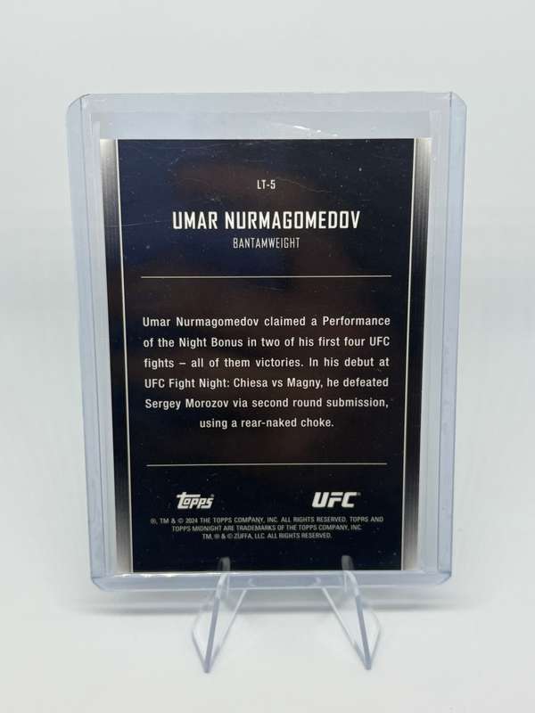 2024 Topps UFC Midnight - Lunar Tide Umar Nurmagomedov SP Insert #LT-5