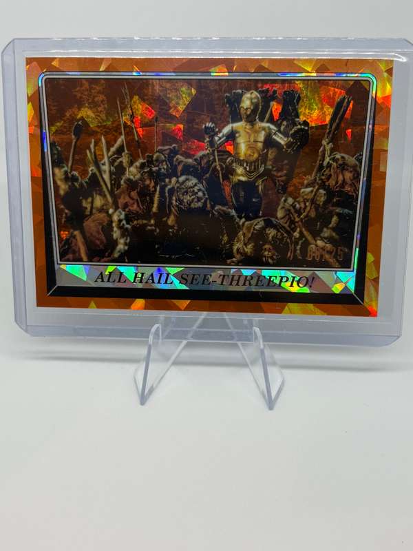 Topps Chrome Sapphire 2023 Star Wars ROTJ - All Hail See-Threepio! 6/25 #80