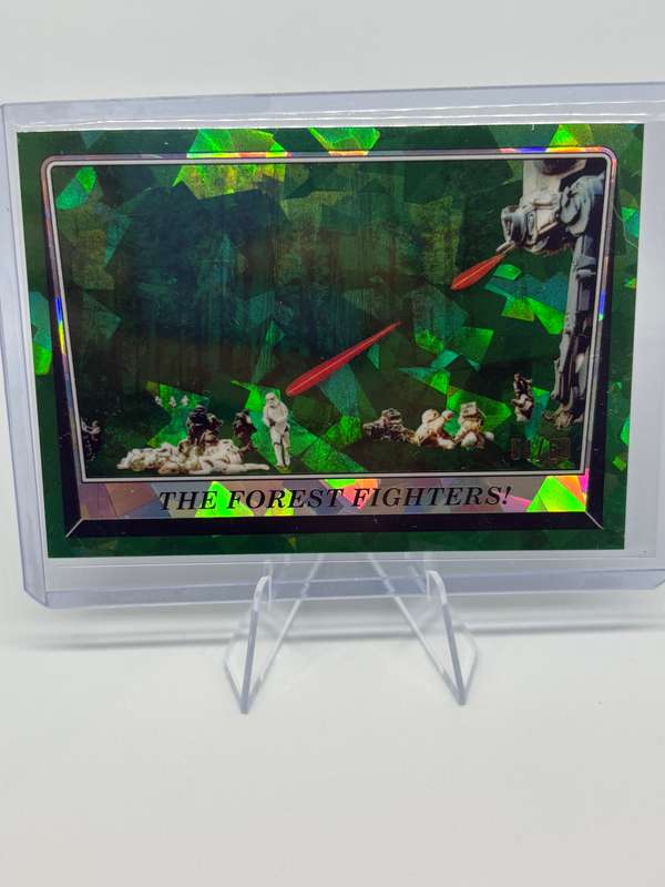Topps Chrome Sapphire 2023 Star Wars ROTJ - The Forest Fighters! 54/60 #107