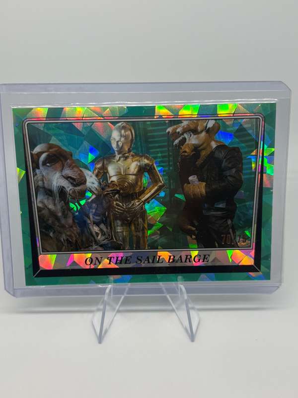 Topps Chrome Sapphire 2023 Star Wars ROTJ - On the Sail Barge 70/75 #40