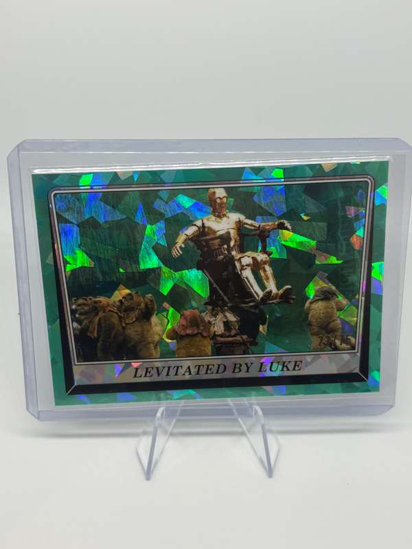 Topps Chrome Sapphire 2023 Star Wars ROTJ - Levitated by Luke 23/75 #83