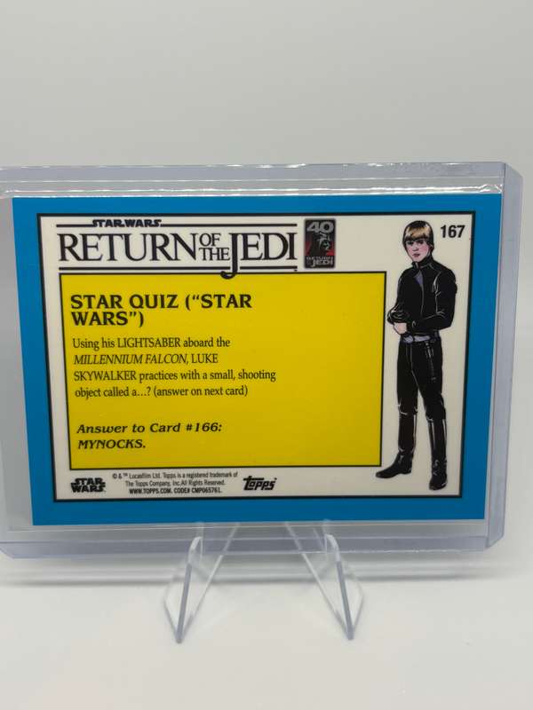 Topps Chrome Sapphire 2023 Star Wars ROTJ - A Collection of Creatures 6/75 #167