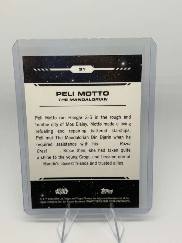 2024 Topps Chrome Star Wars - Peli Motto 35/99 #31