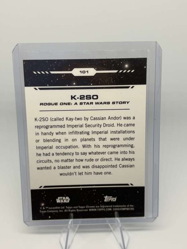 2024 Topps Chrome Star Wars - K-2SO 24/150 #101