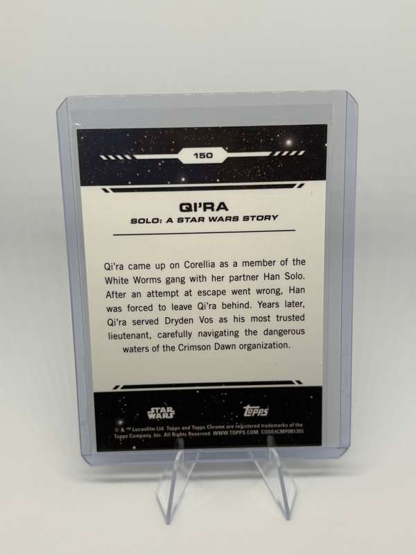 2024 Topps Chrome Star Wars - Qi'ra 65/150 #150