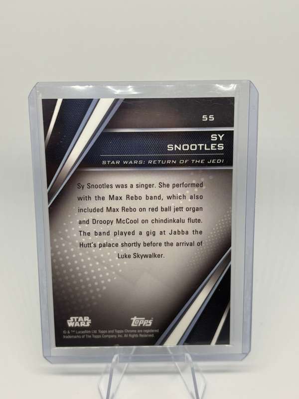2023 Topps Chrome Black Star Wars - Sy Snootles 103/199 #55