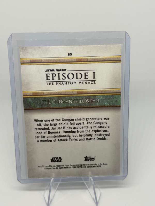 Topps Chrome Sapphire 2024 Star Wars TPM - The Gungan Shields Fall 58/75 #85
