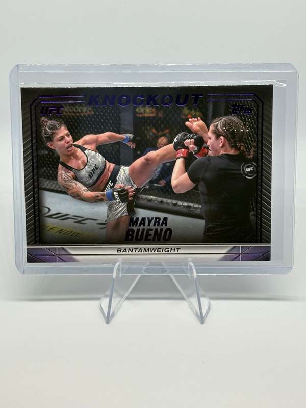 2024 Topps UFC Knockout - Mayra Bueno Purple 49/99 #25