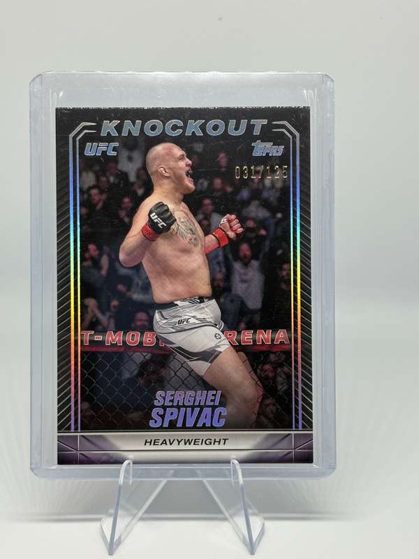 2024 Topps UFC Knockout - Serghei Spivac 31/125 #26