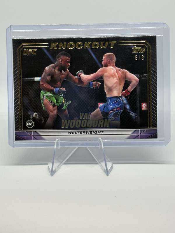 2024 Topps UFC Knockout - Val Woodburn RC Gold 6/8 #21
