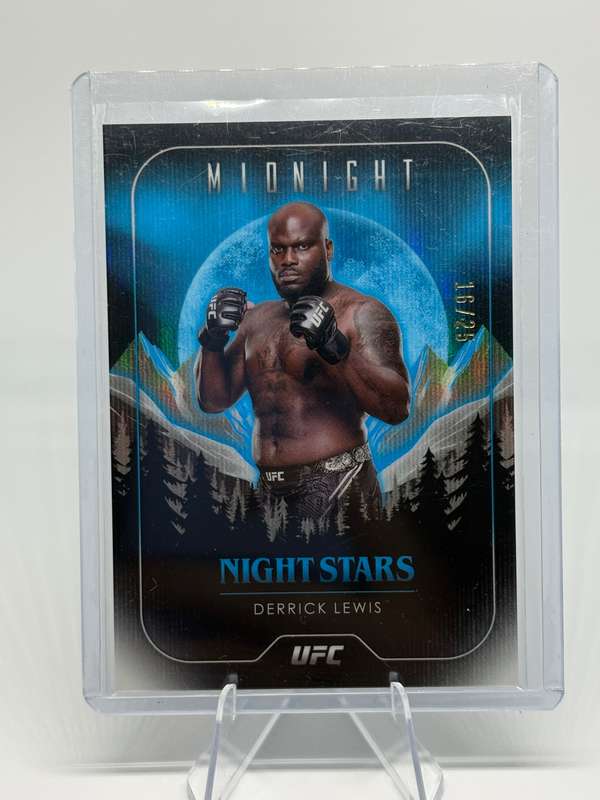 2024 Topps UFC Midnight - Night Stars Derrick Lewis Morning 16/25 #NS-3