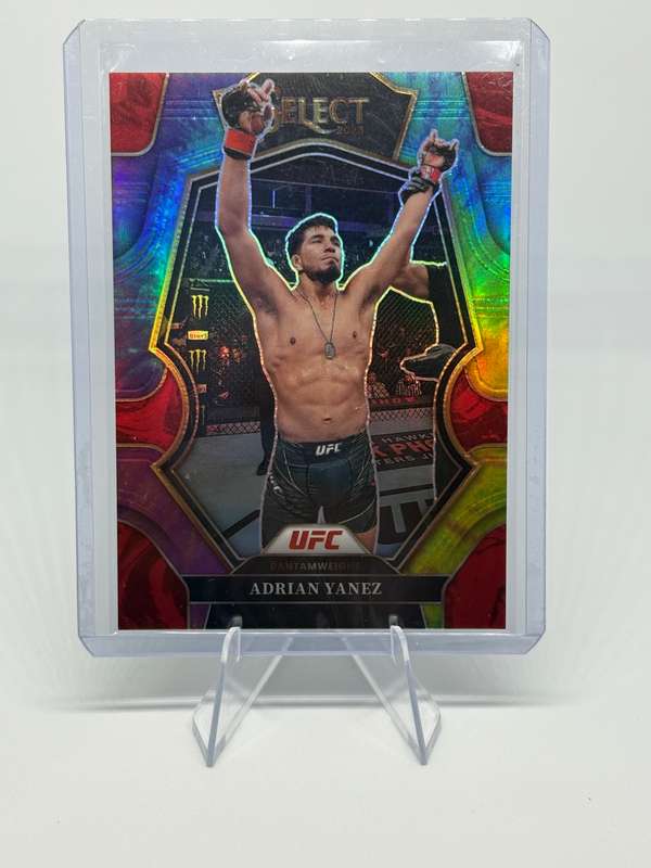 2023 Panini Select UFC - Adrian Yanez 1/25 Tie Dye Prizm #108