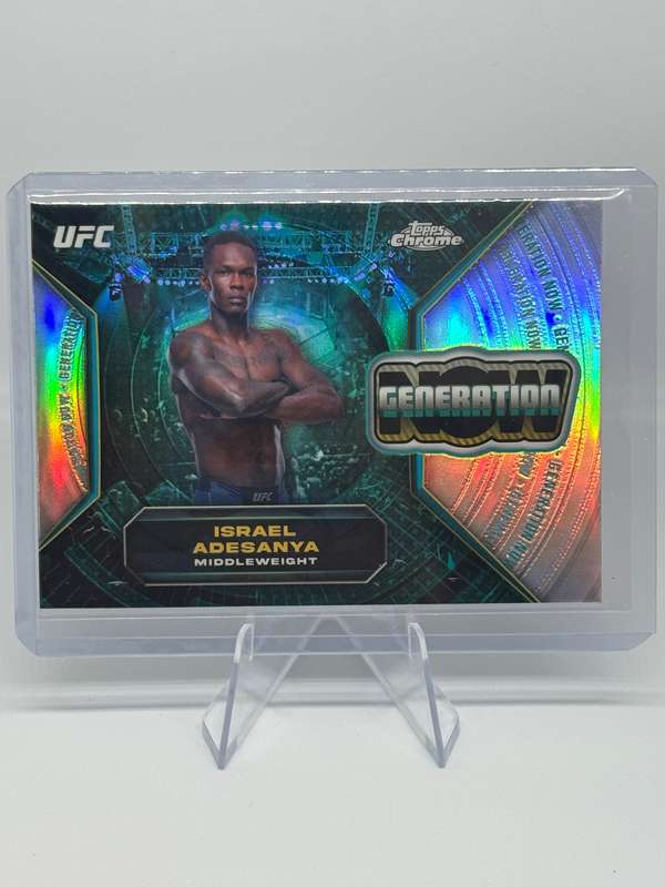 2024 Topps Chrome UFC - Israel Adesanya Generation Now SSP #GNW-5