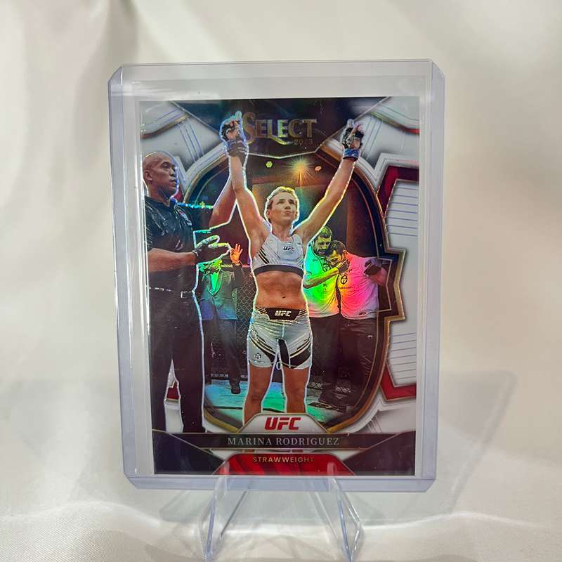 2023 Panini Select UFC Marina Rodriguez 39/125 White Prizm #59