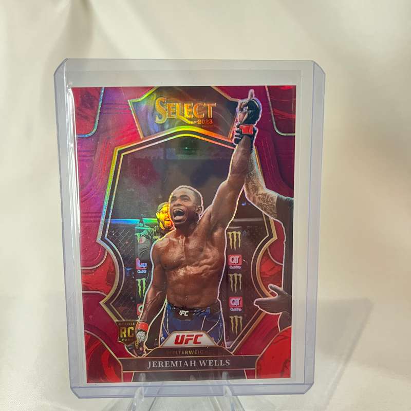 2023 Panini Select UFC Jeremiah Wells 79/149 Red Prizm #134