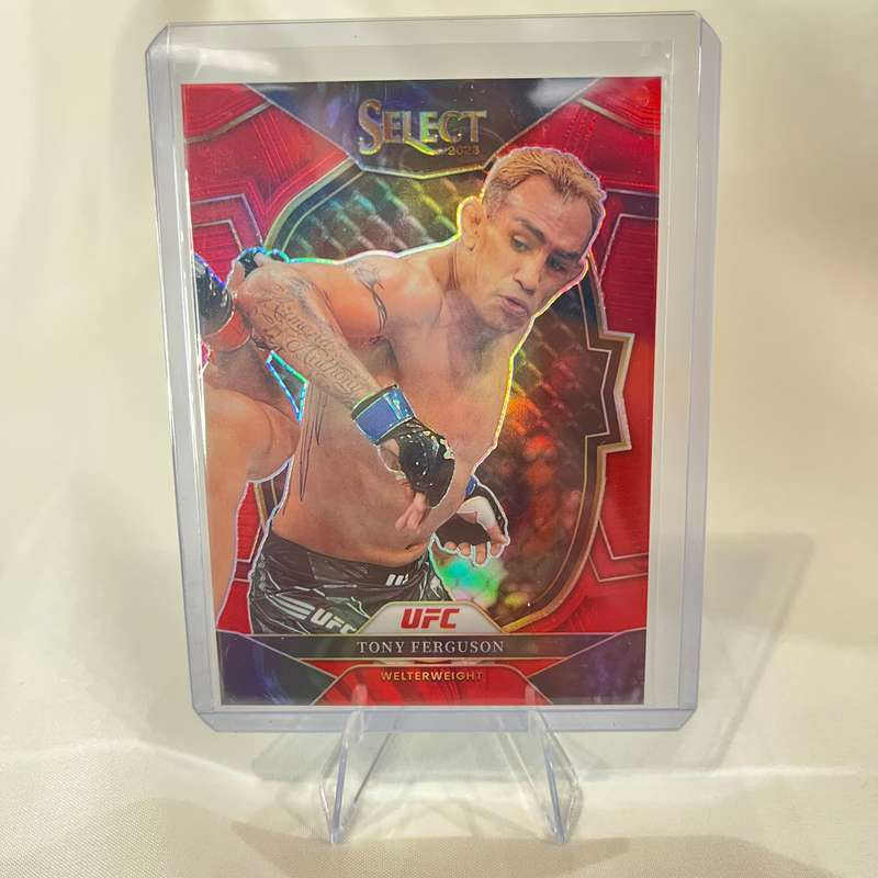 2023 Panini Select UFC Tony Ferguson 48/175 Red Prizm #83