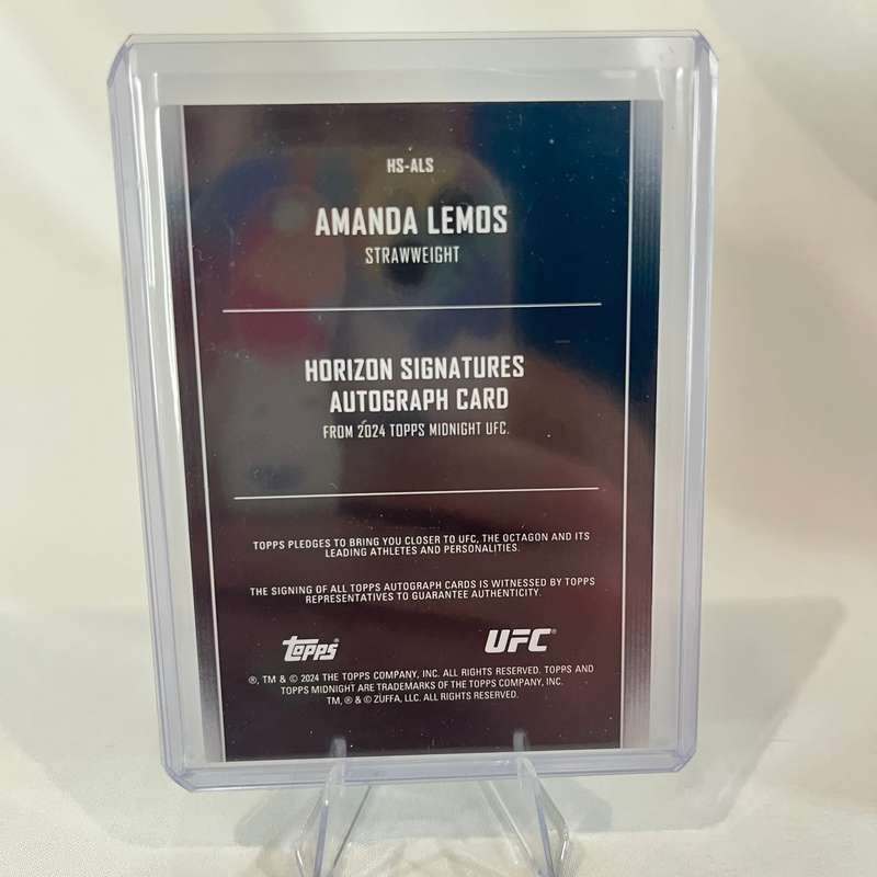 2024 Topps UFC Midnight - Horizon Signatures Auto Amanda Lemos #HS-ALS 88/99