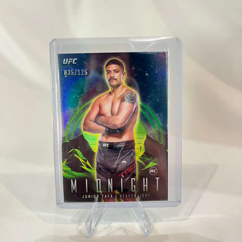 2024 Topps UFC Midnight - Junior Tafa Morning RC SP 35/125 #84