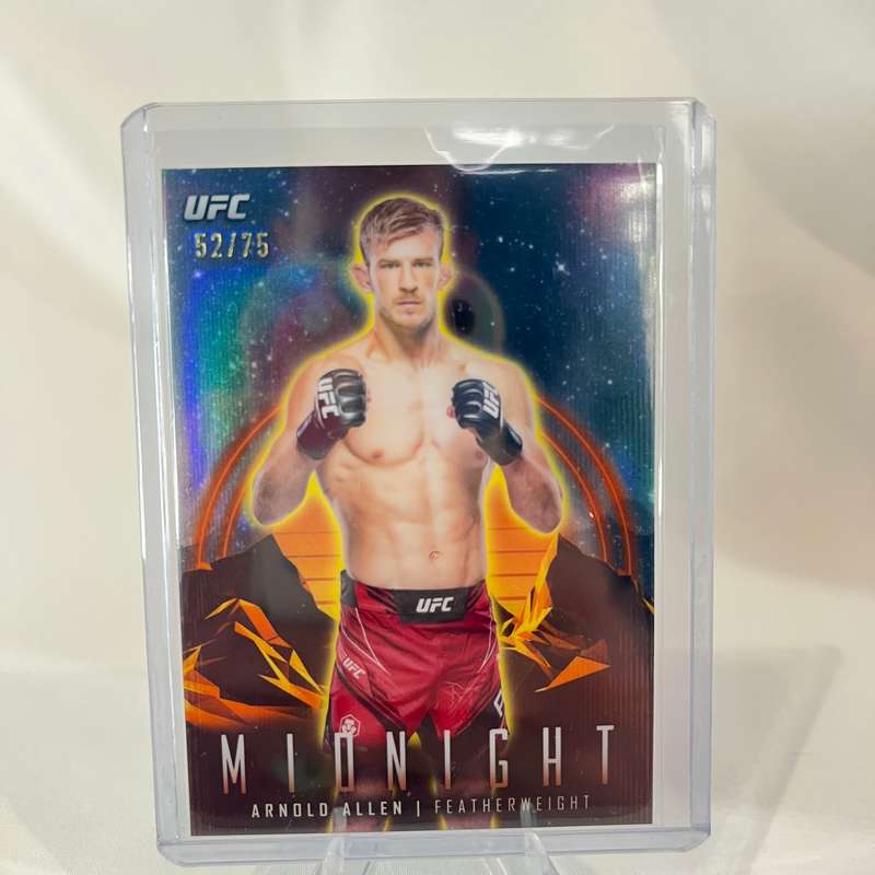 2024 Topps UFC Midnight - Arnold Allen SP Orange 52/75  #91