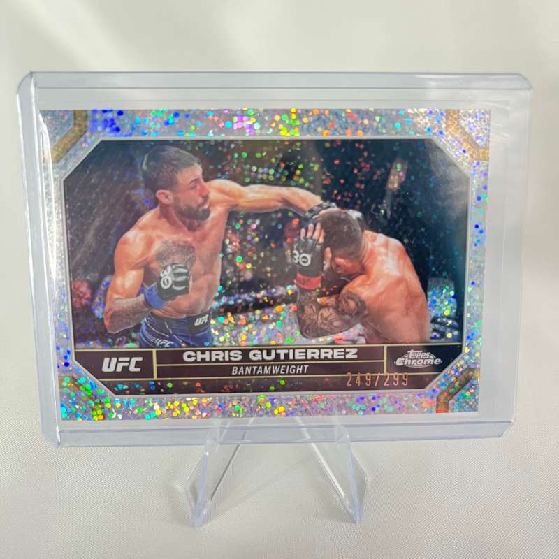 2024 Topps Chrome UFC - Chris Gutierrez Speckle Refractor 249/299 #44