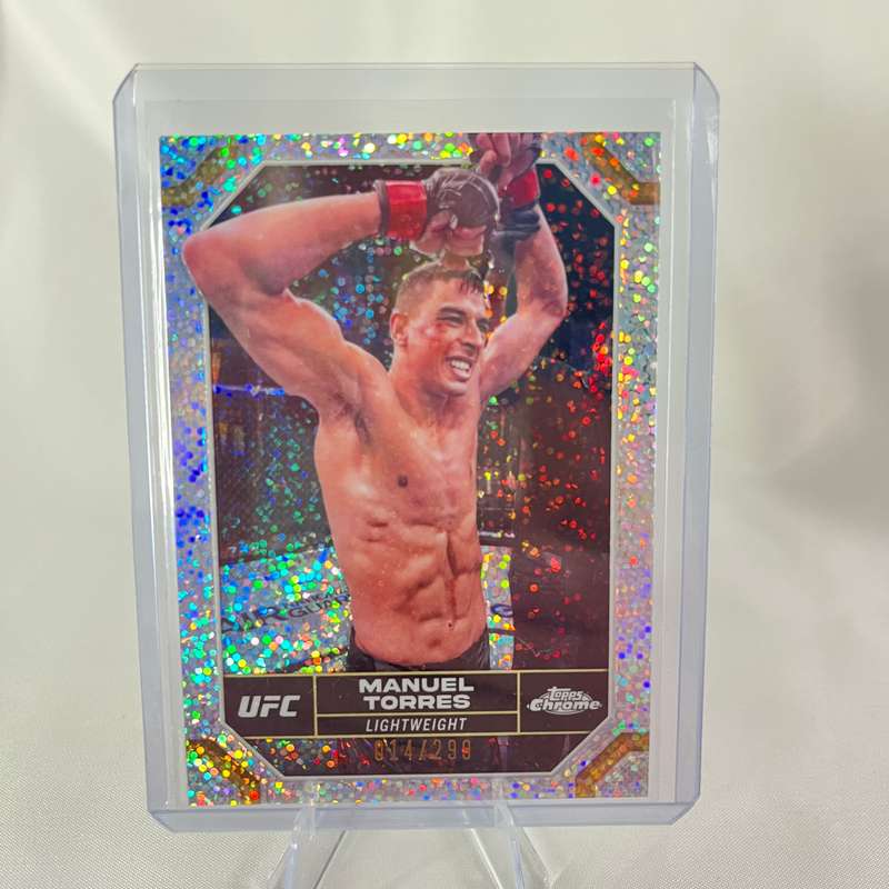 2024 Topps Chrome UFC - Manuel Torres Speckle Refractor 14/299 #121