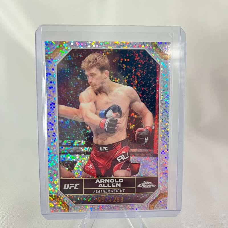 2024 Topps Chrome UFC - Arnold Allen Speckle Refractor 97/299 #22