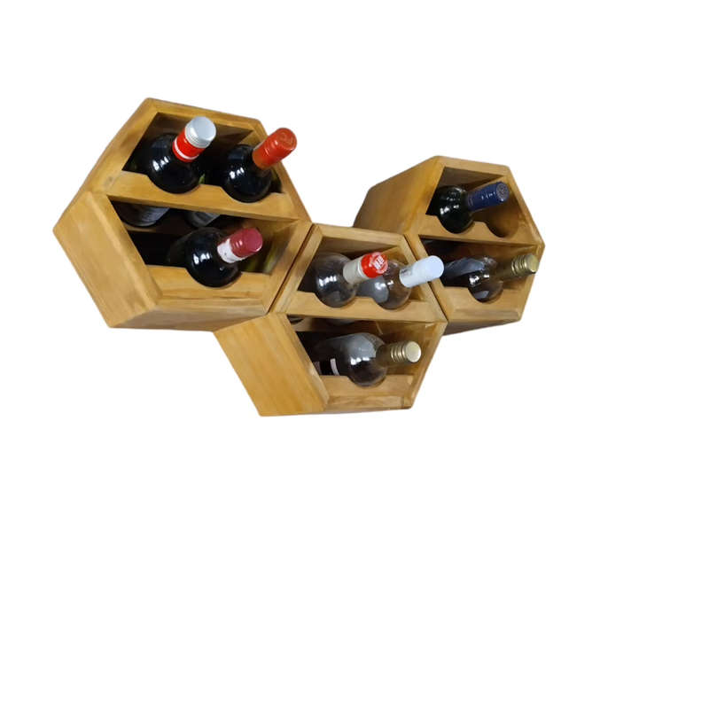 hexagon wine holder