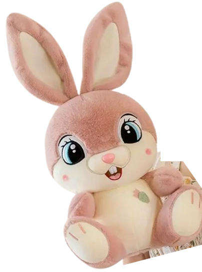Bunny Plush Toy for Kids - Pink