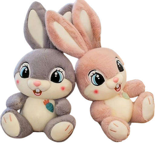 Bunny Plush Toy for Kids - Pink