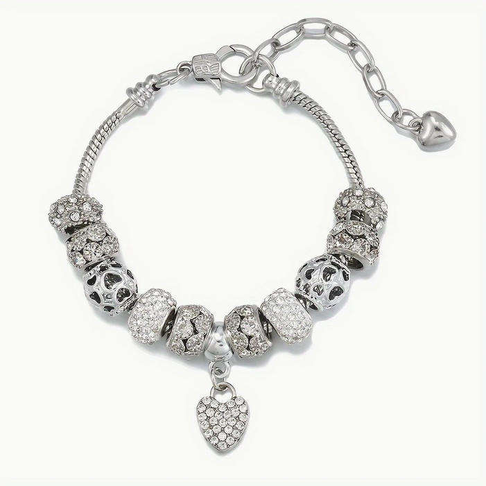 Charm Bracelet with Heart Pendant