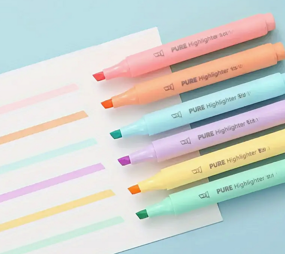 Plush Pencil Case, Pastel Koki Pens and Notebook Set