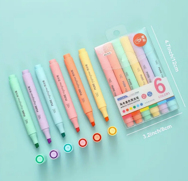 Plush Pencil Case, Pastel Koki Pens and Notebook Set
