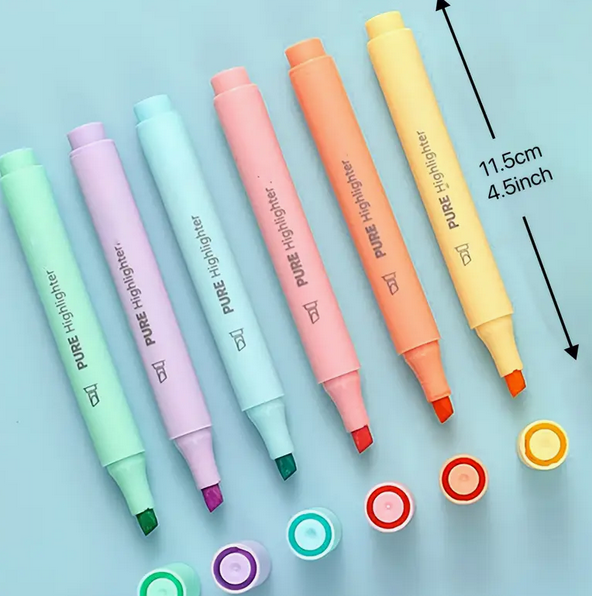 Plush Pencil Case, Pastel Koki Pens and Notebook Set