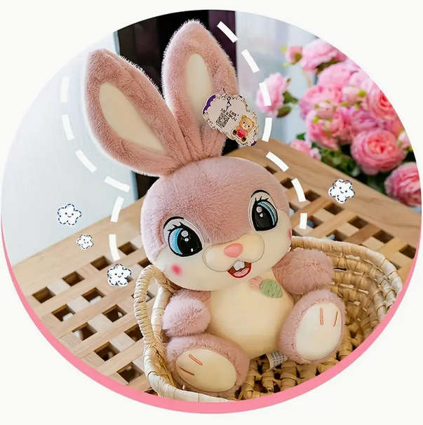 Bunny Plush Toy for Kids - Pink