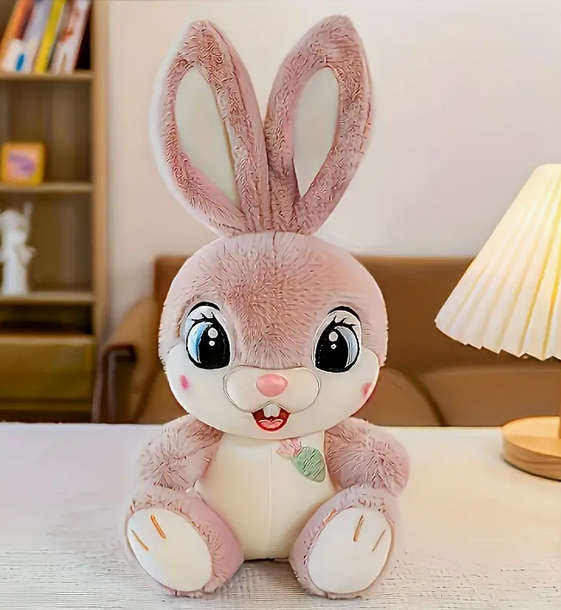 Bunny Plush Toy for Kids - Pink