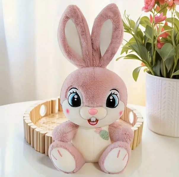 Bunny Plush Toy for Kids - Pink