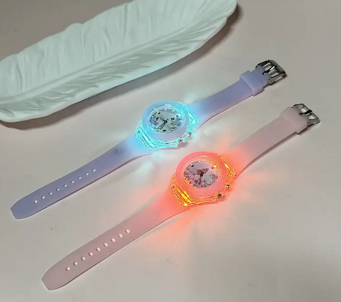 Butterfly Led Light Watch and Bracelet Set