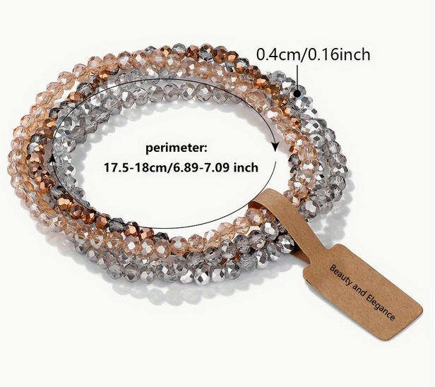 Canvas Makeup Bag 5 PCS Birchwood Makeup Brush Set and Bracelet