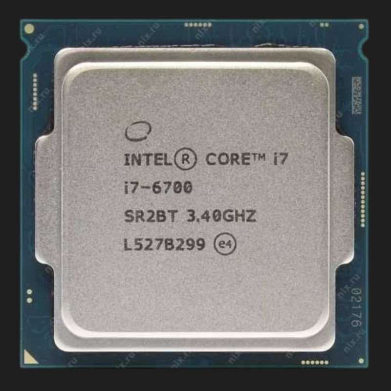 Core i7 6th generation Processor/4 Cores/8 Threads/3.4GHz